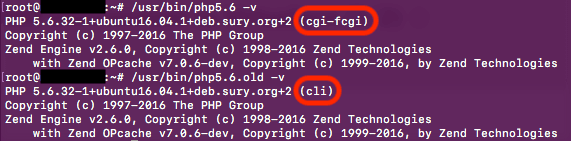 PHP cgi-fgi and cli
