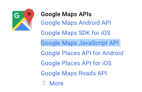 Google Maps JavaScript API